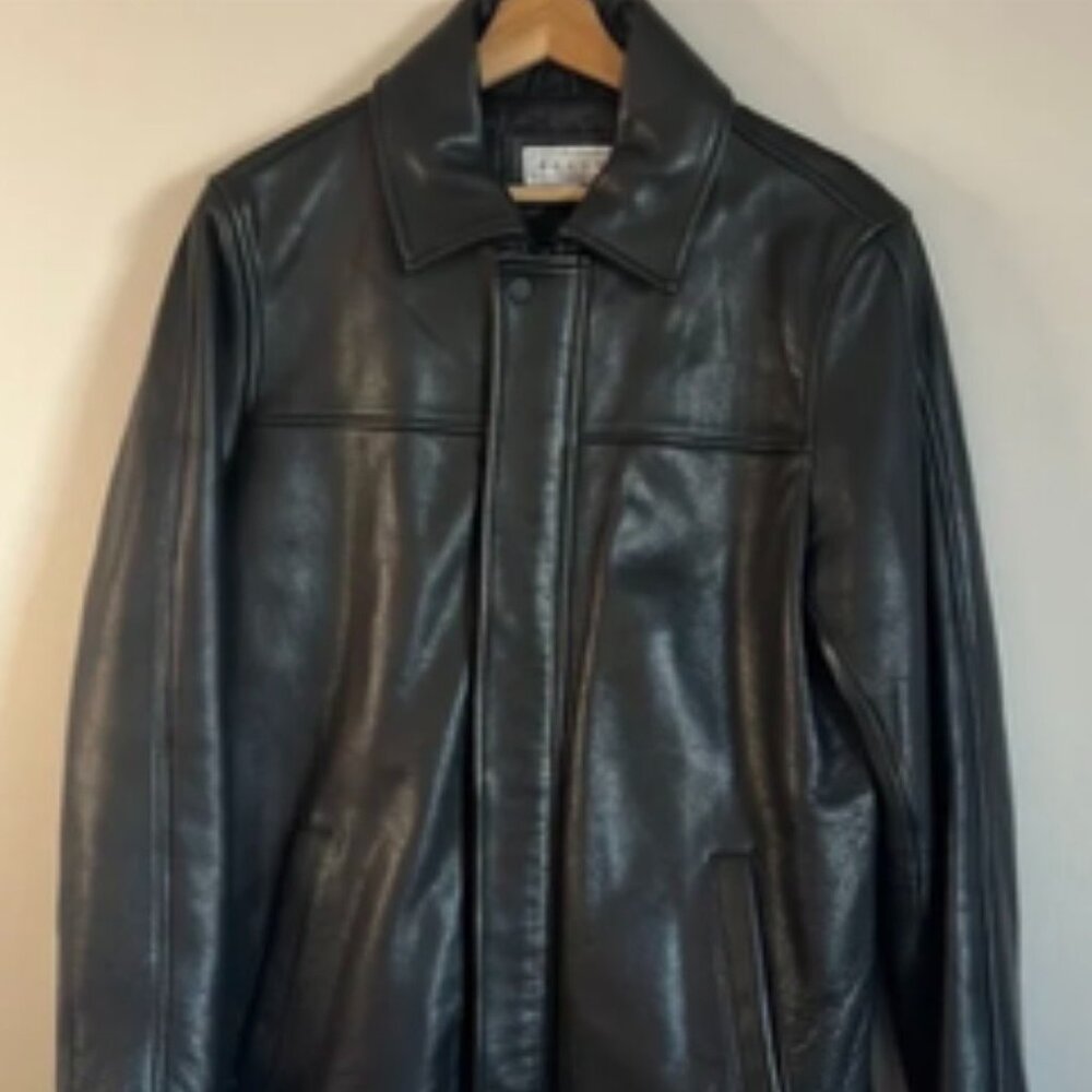 Pelle Studio | Mens Leather Zip Button XL
